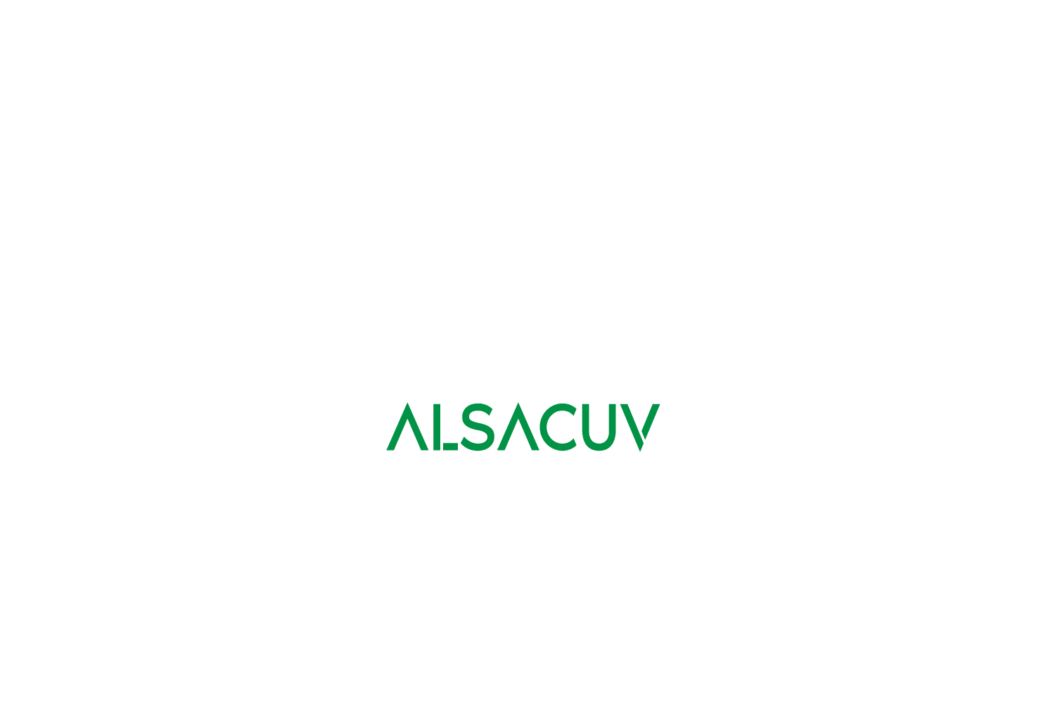 logo alsacuv blanc et vert